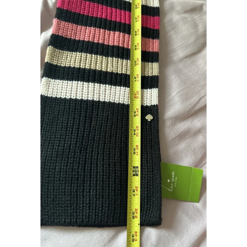 Kate Spade Wide Stripe Multicolor Muffler‎ 77